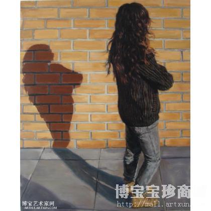 刘宇清 与青春相关的事之一 类别: 人物油画